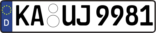 KA-UJ9981