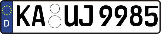 KA-UJ9985
