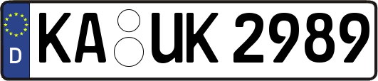 KA-UK2989