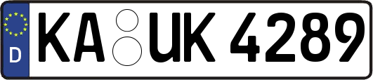 KA-UK4289