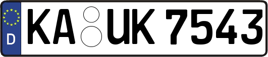 KA-UK7543