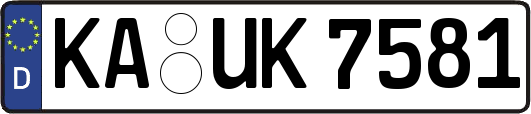 KA-UK7581
