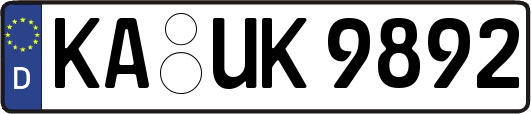 KA-UK9892