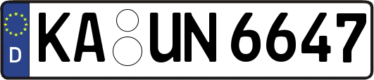 KA-UN6647