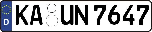 KA-UN7647