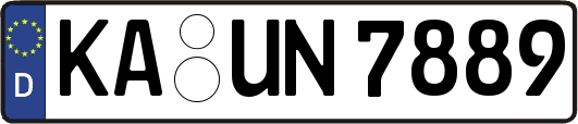 KA-UN7889