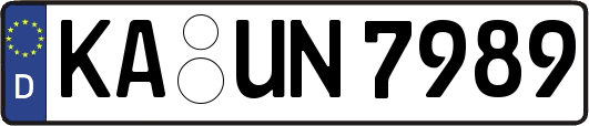 KA-UN7989