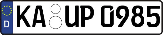 KA-UP0985