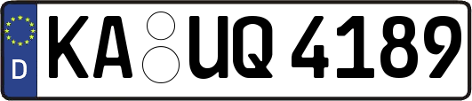 KA-UQ4189
