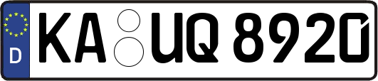KA-UQ8920
