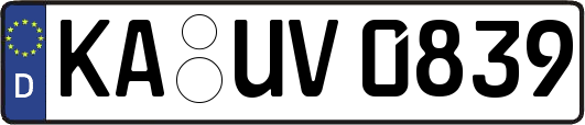 KA-UV0839