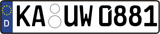 KA-UW0881