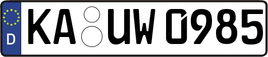 KA-UW0985
