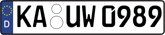 KA-UW0989