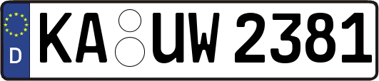 KA-UW2381