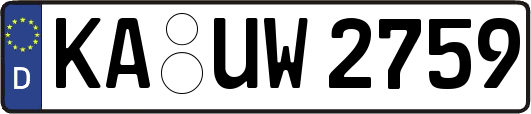 KA-UW2759