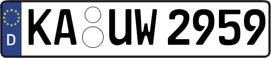 KA-UW2959