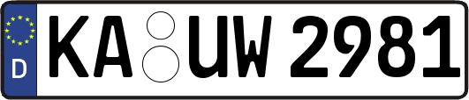 KA-UW2981