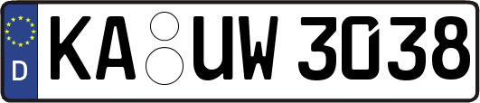 KA-UW3038