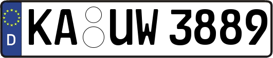 KA-UW3889