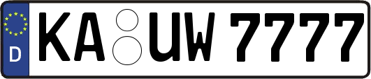 KA-UW7777