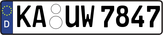KA-UW7847