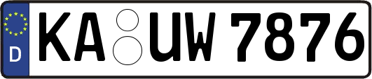 KA-UW7876