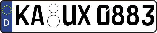 KA-UX0883
