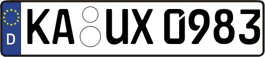 KA-UX0983