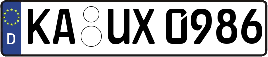 KA-UX0986