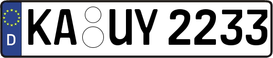 KA-UY2233