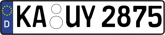 KA-UY2875