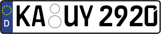 KA-UY2920