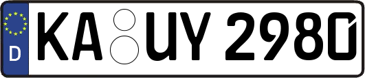KA-UY2980