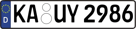KA-UY2986