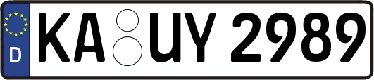 KA-UY2989