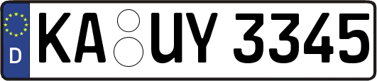 KA-UY3345
