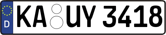 KA-UY3418