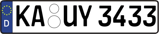 KA-UY3433