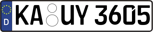 KA-UY3605
