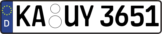 KA-UY3651