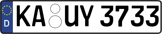 KA-UY3733