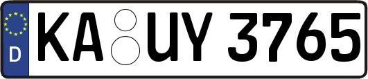 KA-UY3765