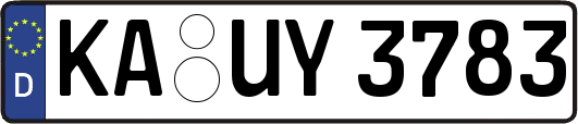 KA-UY3783