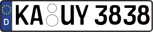 KA-UY3838