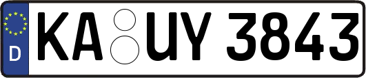 KA-UY3843