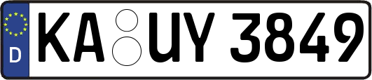 KA-UY3849