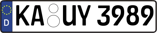 KA-UY3989