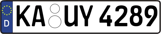 KA-UY4289