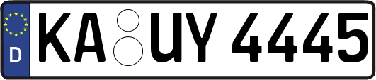KA-UY4445
